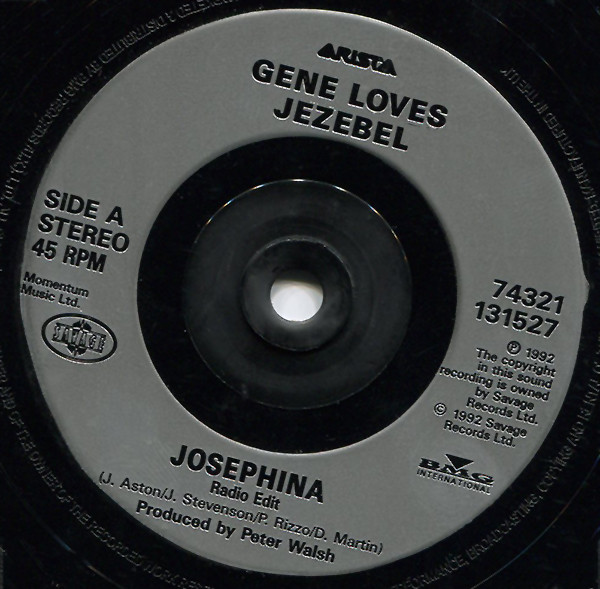 descargar álbum Gene Loves Jezebel - Josephina