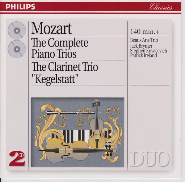 Mozart, Beaux Arts Trio, Jack Brymer, Stephen Bishop