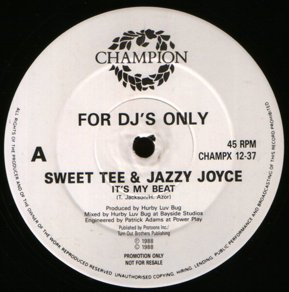 Sweet Tee And Jazzy Joyce - It's My Beat | Releases | Discogs