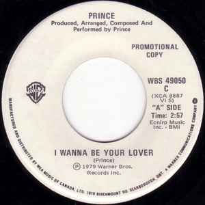 Prince – I Wanna Be Your Lover (1979, Vinyl) - Discogs