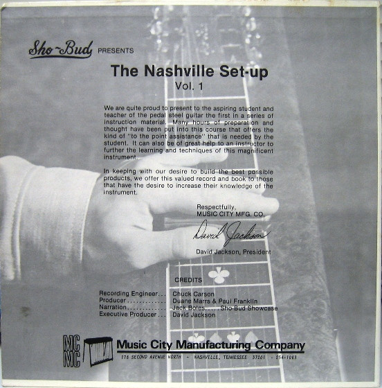 Album herunterladen Unknown Artist - Sho Bud Presents The Nashville Set Up Vol1