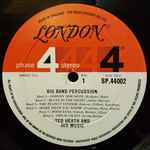 Cover of Big Band Percussion, 1961, Vinyl