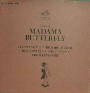 プッチーニ 蝶々夫人 L.プライス タッカー エリアス ラインスドルフ RCA リマスター オリジナル 紙 美品 Puccini Madam Butterfly Price