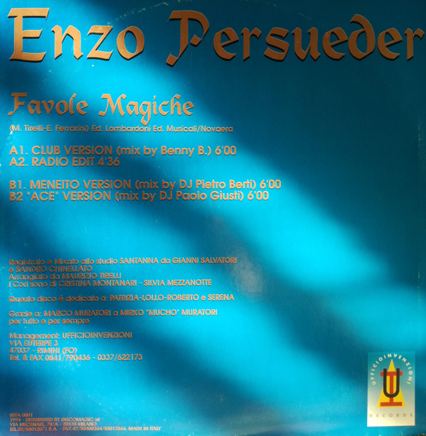 descargar álbum Enzo Persueder - Favole Magiche