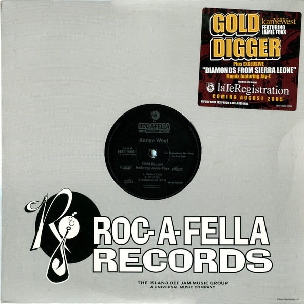Kanye West Feat Jamie Foxx – Gold Digger (2005, Vinyl) - Discogs