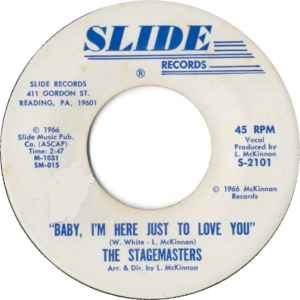 The Stagemasters - Baby, I'm Here Just To Love You / Free At Last album cover