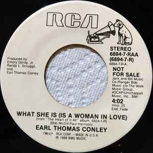 Earl Thomas Conley - What She Is (Is A Woman In Love) album cover