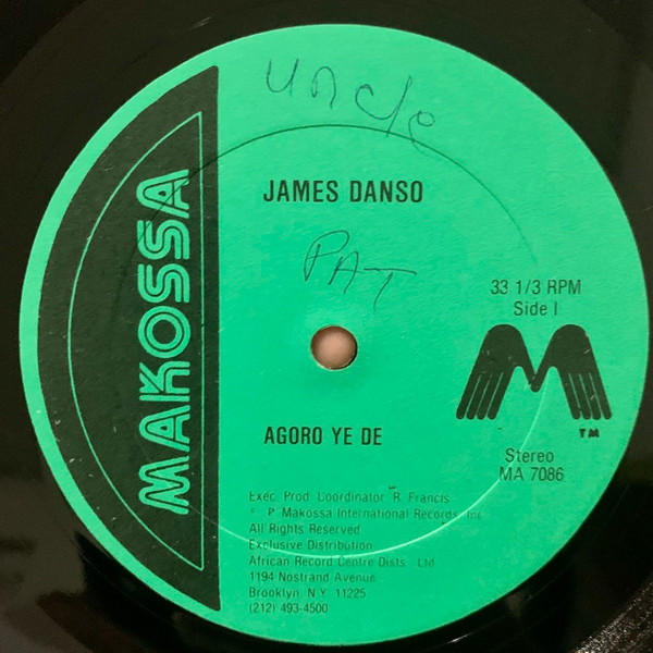 lataa albumi James Danso - Agoro Ye De