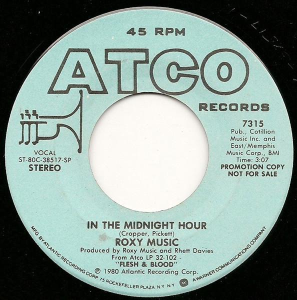 Roxy Music - In The Midnight Hour, Releases