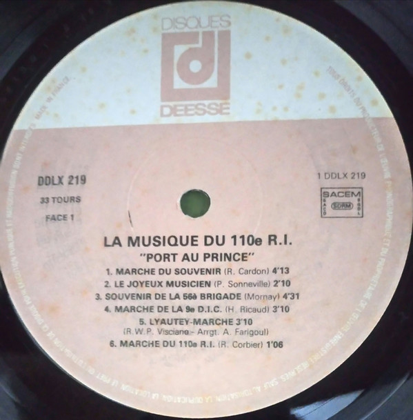 ladda ner album Various - La Musique Du 110 Regiment DInfanterie