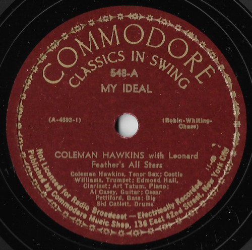 Coleman Hawkins With Leonard Feather's All Stars / Leonard