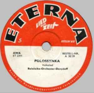 Balalaika-Orchester Davydoff - Polossynka  / Sport-Marsch album cover