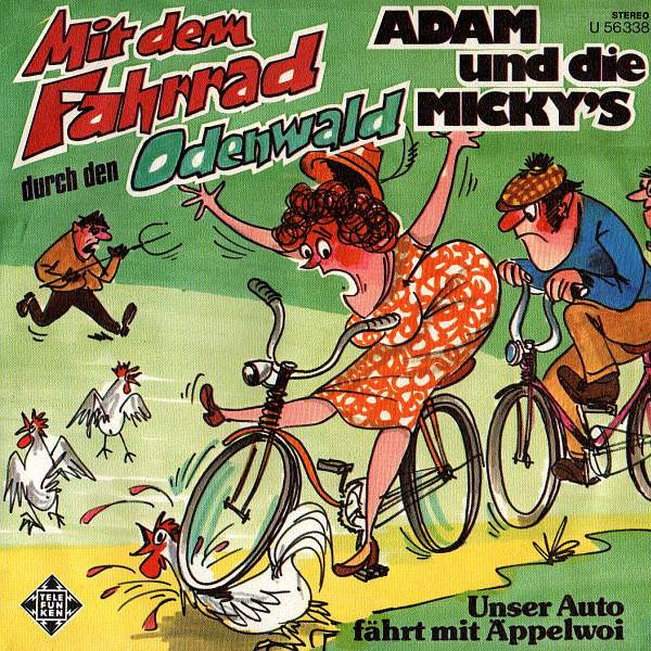 adam und die mickys mit dem fahrrad durch den odenwald