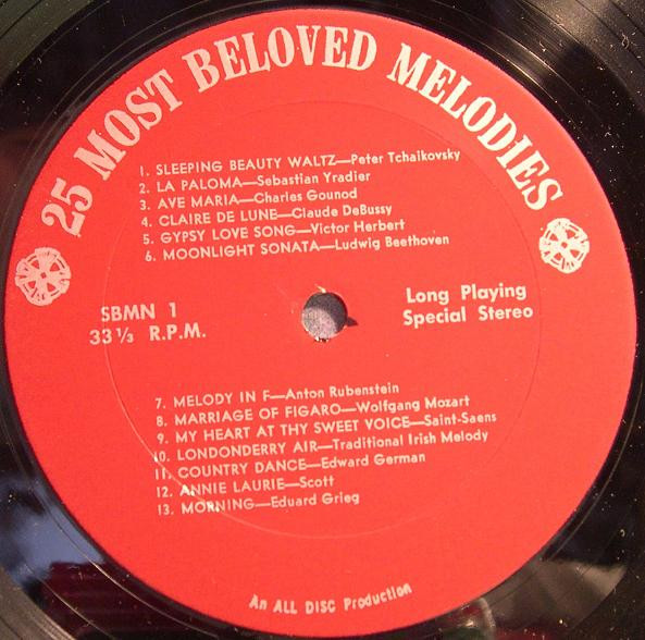 descargar álbum Various - 25 Most Beloved Melodies