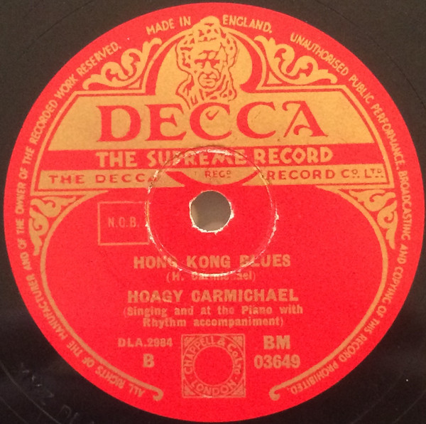 descargar álbum Hoagy Carmichael - Star Dust Hong Kong Blues