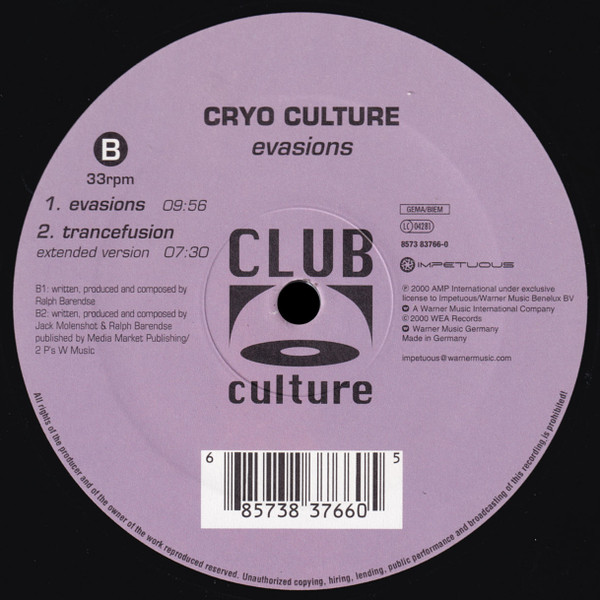 baixar álbum Cryo Culture - Trancefusion