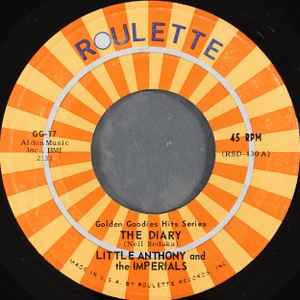 Little Anthony And The Imperials – The Diary / So Much (Rockaway Pressing, Vinyl) - Discogs