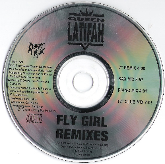 Queen Latifah – Fly Girl (1991, Vinyl) - Discogs