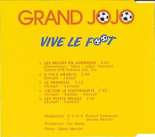descargar álbum Grand Jojo - Vive Le Foot
