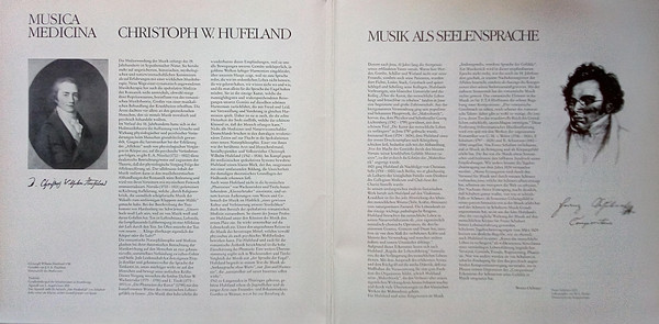 ladda ner album Christoph W Hufeland - Musik Als Seelensprache Musica Medicina