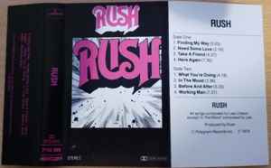 Rush – Rush (1974, Vinyl) - Discogs