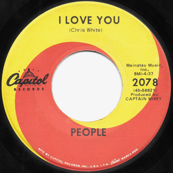 People – I Love You (1968, Scranton Pressing, Vinyl) - Discogs