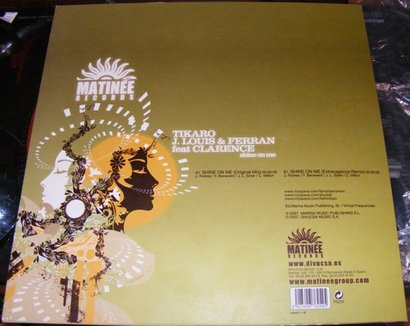 Album herunterladen Tikaro, J Louis & Ferran Feat Clarence - Shine On Me