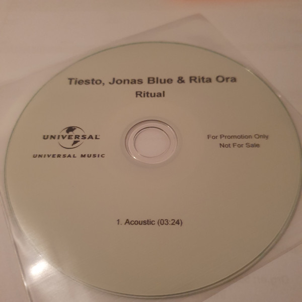 last ned album DJ Tiësto, Jonas Blue, Rita Ora - Ritual