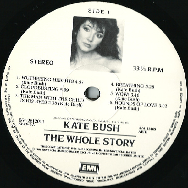 ポケモン Kate Bush /LP/ The whole story オリジナル盤