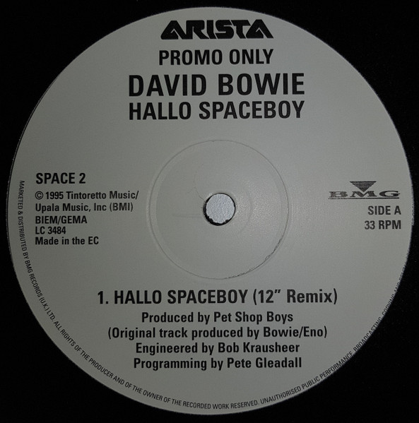 David Bowie – Hallo Spaceboy (1996, CD) - Discogs