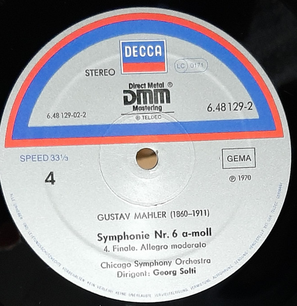 descargar álbum Gustav Mahler, Chicago Symphony Orchestra, Georg Solti - Symphonie Nr 6 A moll