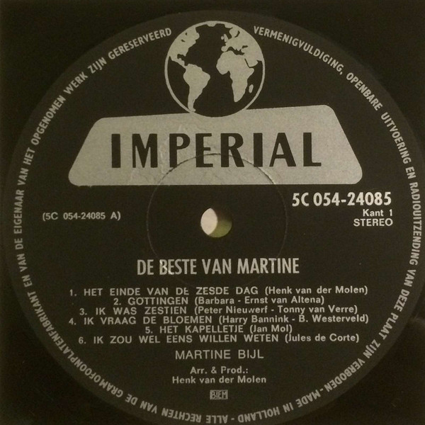 baixar álbum Martine Bijl - De Beste Van Martine