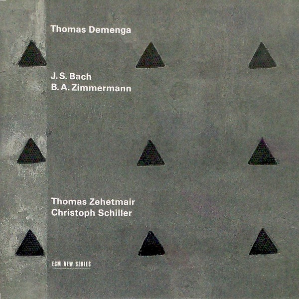 télécharger l'album Thomas Demenga JS Bach BA Zimmermann - JS Bach BA Zimmermann