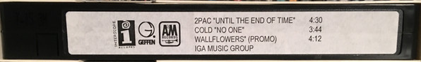 ladda ner album 2Pac, Cold , The Wallflowers - Until The End Of Time No One Wallflowers Promo