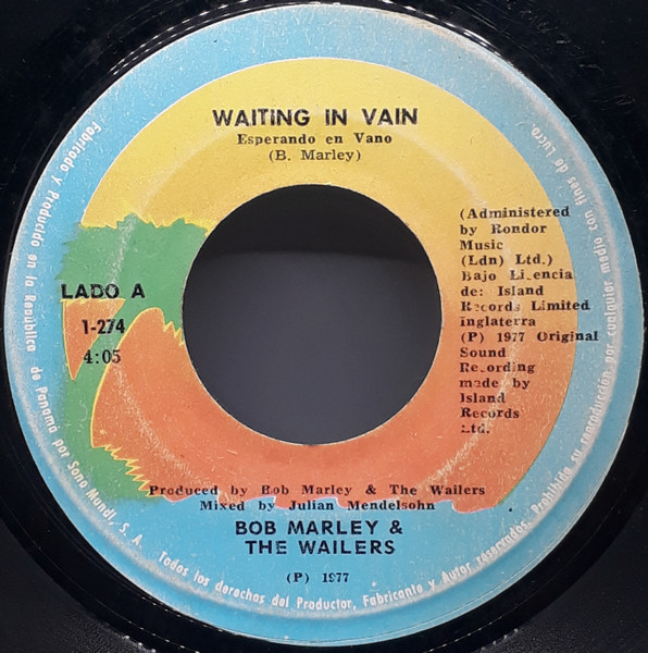 Bob Marley & The Wailers - Waiting In Vain | Releases | Discogs