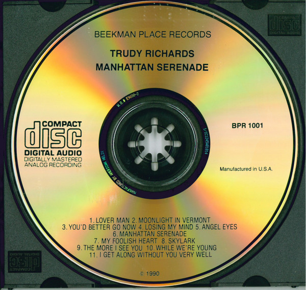 baixar álbum Trudy Richards - Manhattan Serenade
