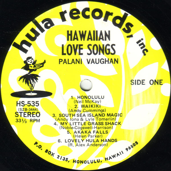 baixar álbum Palani Vaughan - Hawaiian Love Songs