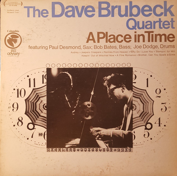 The Dave Brubeck Quartet – A Place In Time (1968, Vinyl) - Discogs