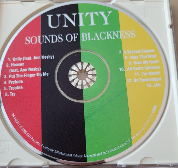 Sounds of Blackness – Unity (2005, CD) - Discogs