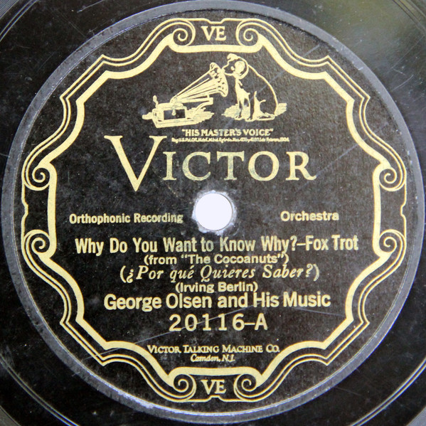 lataa albumi George Olsen And His Music Roger Wolfe Kahn And His Orchestra - Why Do You Want To Know Why Ting A Ling The Bells ll Ring