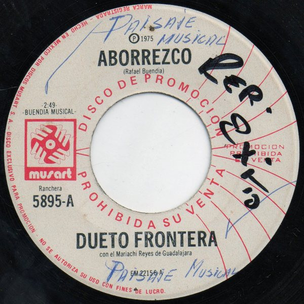 last ned album Dueto Frontera - Aborrezco