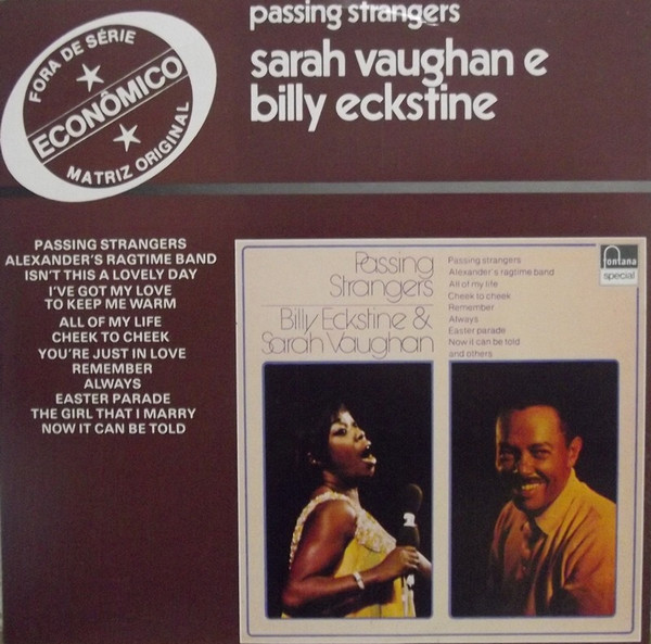 Billy Eckstine & Sarah Vaughan - Passing Strangers | Releases