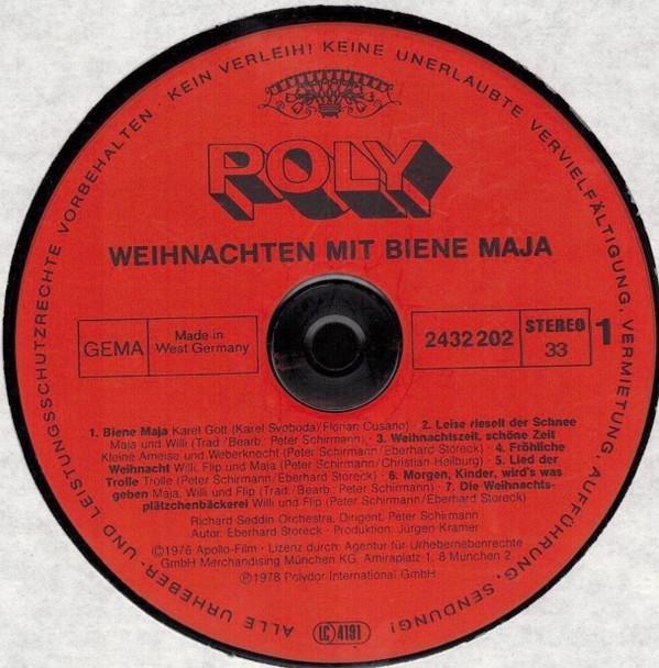 baixar álbum Biene Maja - Weihnachten Mit Biene Maja Und Ihren Freunden