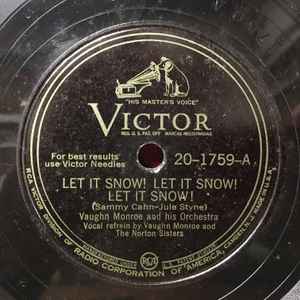 Vaughn Monroe And His Orchestra - Let It Snow! Let It Snow! Let It Snow! / When The Sandman Rides The Trail album cover