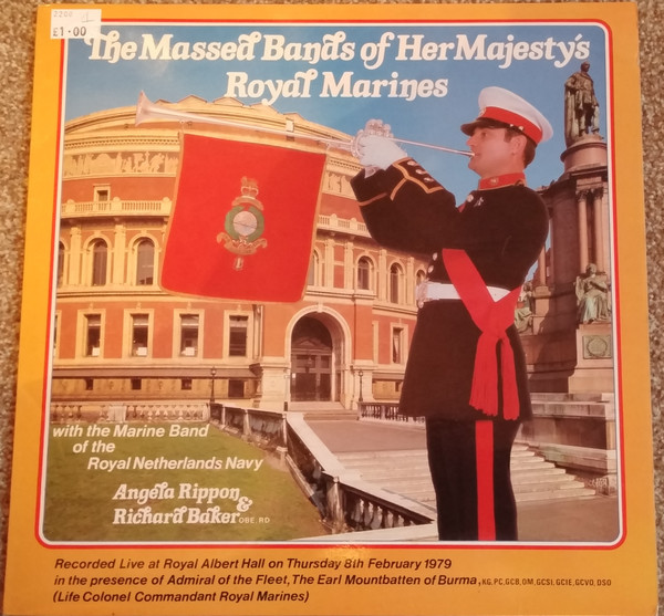 last ned album The Massed Bands Of Her Majesty's Royal Marines, The Marine Band Of The Royal Netherlands Navy - Excerpts From A Concert At Royal Albert Hall On 8th February 1979