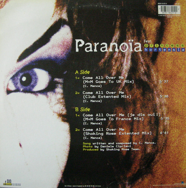 lataa albumi Paranoïa Feat Princess Hortensia - Come All Over Me Je Dis Oui