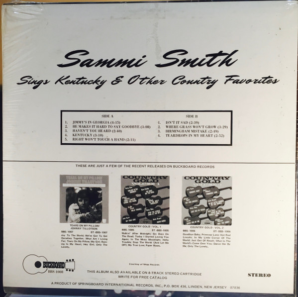 last ned album Sammi Smith - Sings Kentucky Other Country Favorites