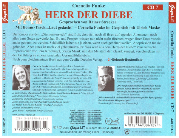 descargar álbum Cornelia Funke - Herr Der Diebe