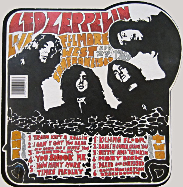 Led Zeppelin - 1969-01-11 Fillmore West,San Francisco,CA (Master