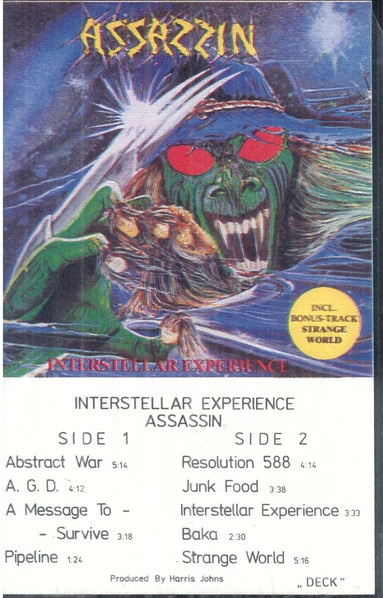 Assassin – Interstellar Experience (Cassette) - Discogs